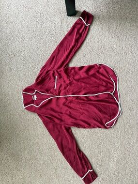 Aerie satin pajama top